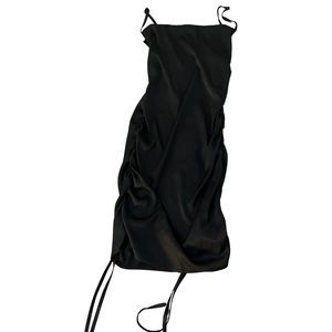 Small Black Satin Dress